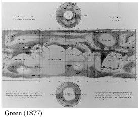 Green's map of Mars